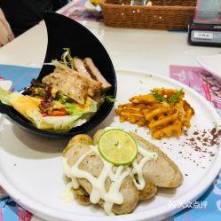 吃货吃瓜拼盘图片